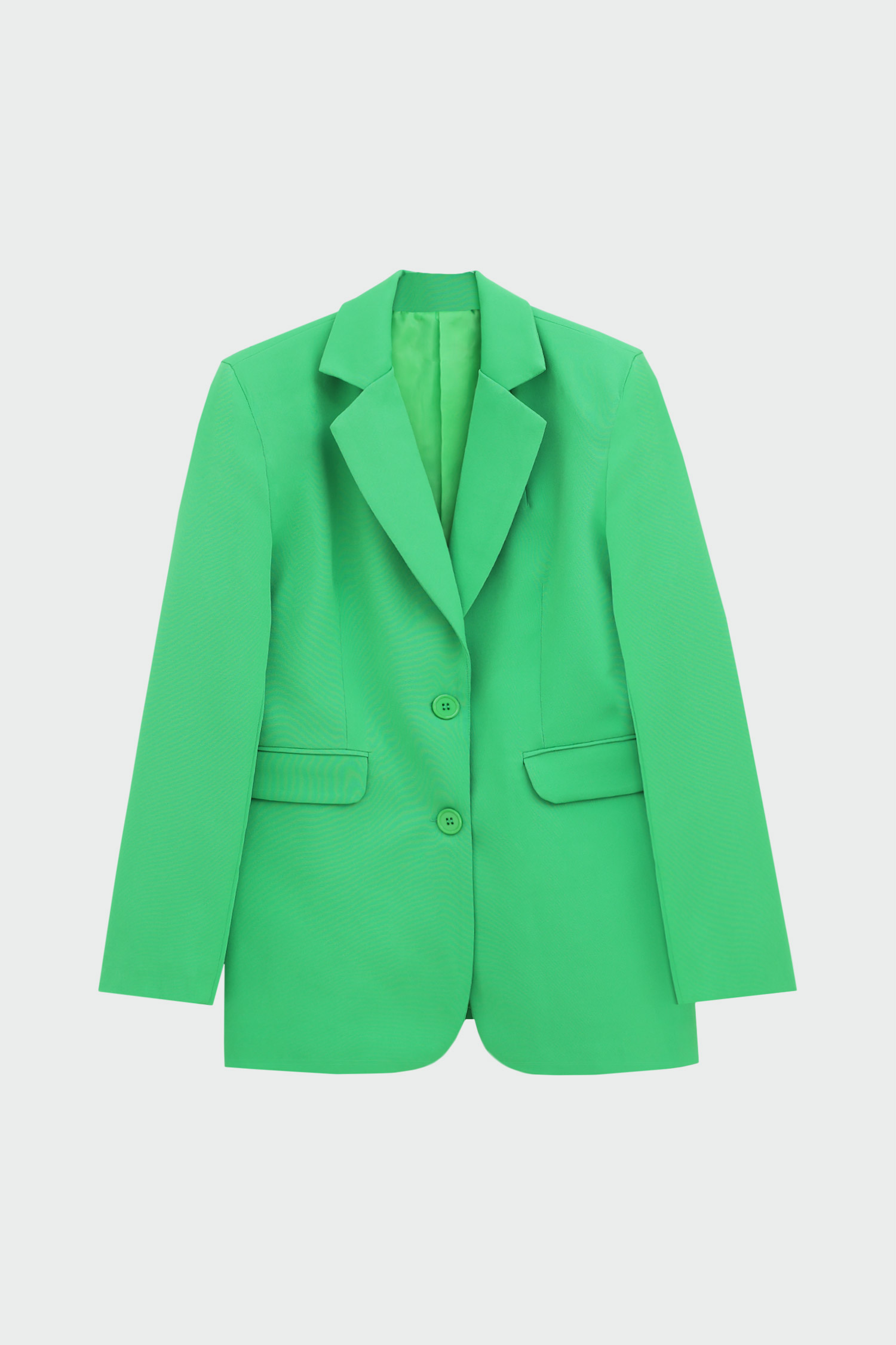 Çift Düğmeli Blazer Yeşil Kadın Ceket