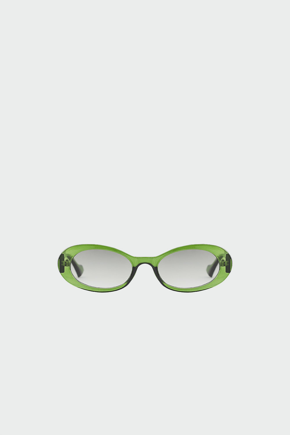 Oval Kalın Çerçeve Yeşil Kadın Gözlük