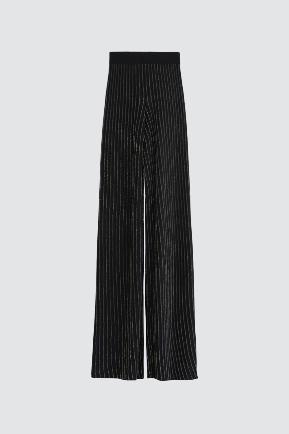 Simli Çizgi Detaylı Siyah Kadın Denim / Pantolon