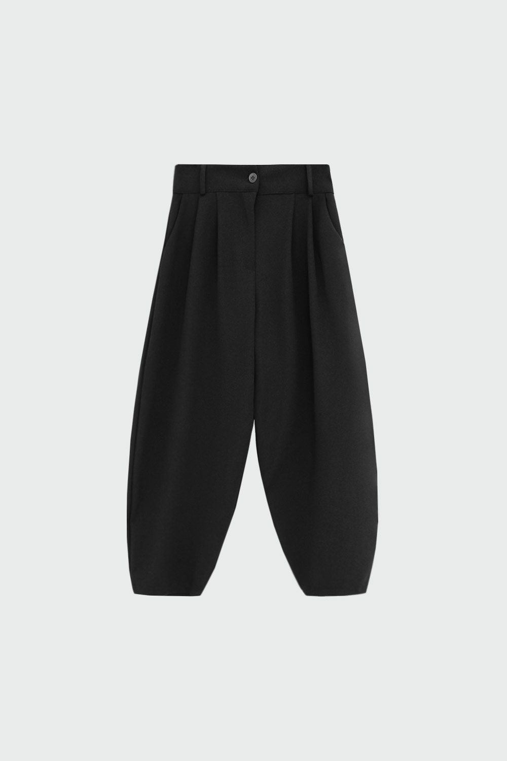 Slouchy Yüksek Bel Siyah Kadın Denim / Pantolon