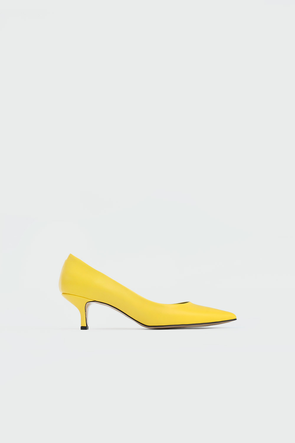 Sophia Sivri Burun Stiletto Sarı Kadın Topuklu